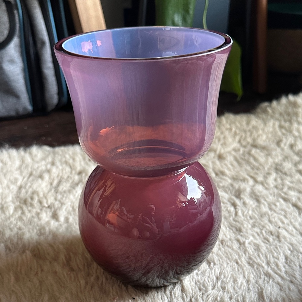 Anthropologie Cinched Scandi Vase, NWOT